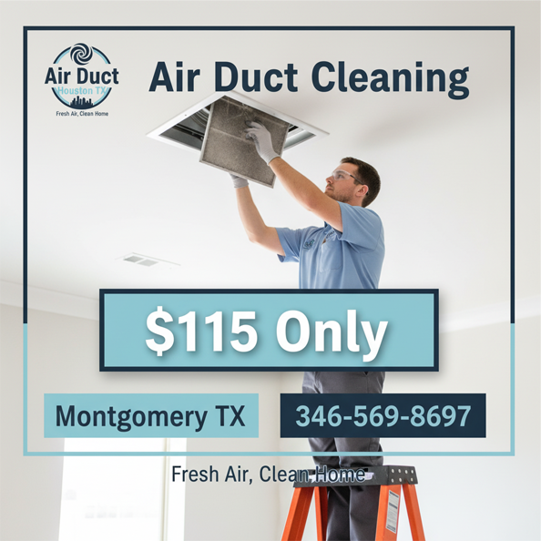   $115 onlyonly air duct cleaning coupon from Montgomery TX    Air ducts Cleaning  for professional home vent service